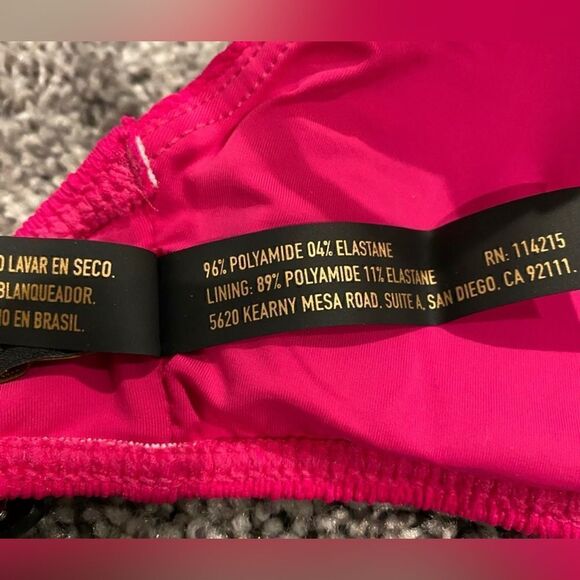 ViX NWT Swimwear Firenze Jane Bikini Top Pink Size: D Cup - Picture 9 of 10
